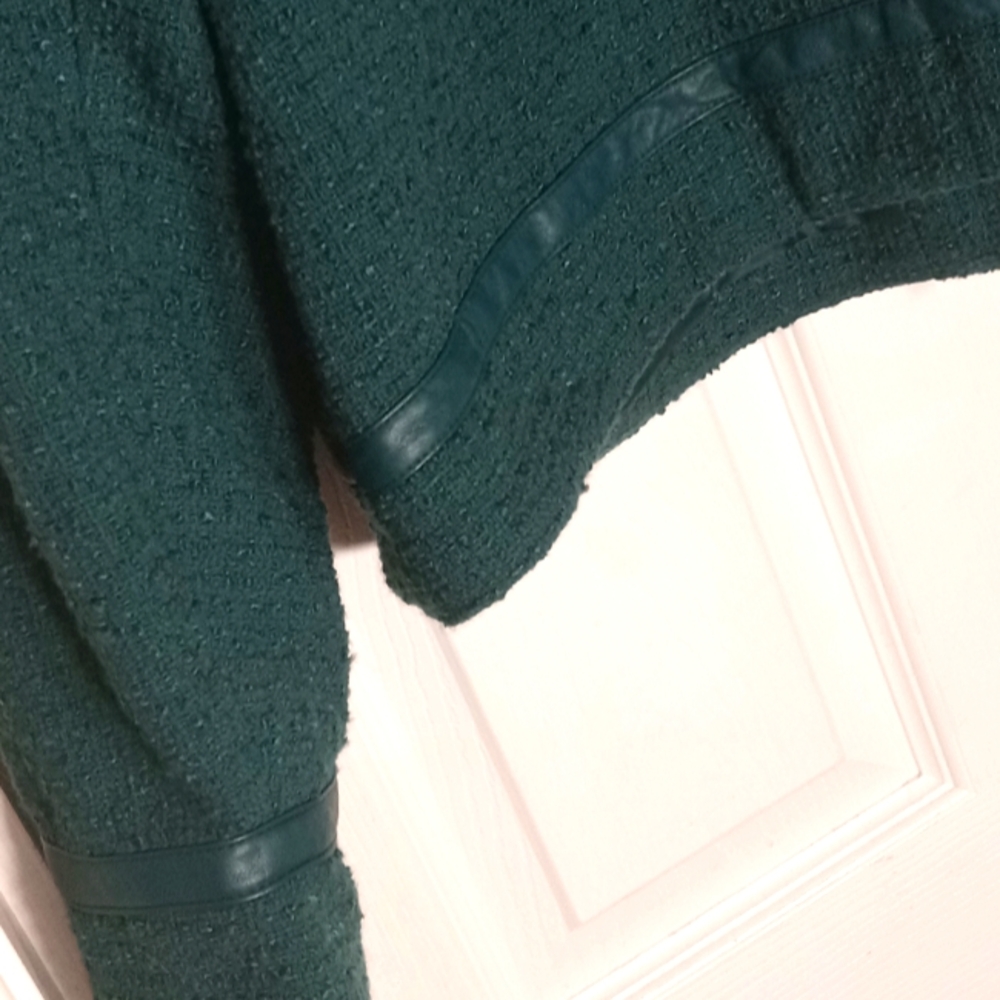 jacket Textured lined Rye Grass - Picture 9 of 10